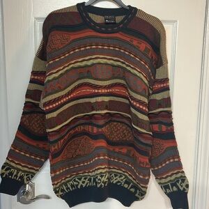 Emaroo  Australia VTG coogi 3D Vintage 100%Wool Sweater Size 16 (L) grandpacore